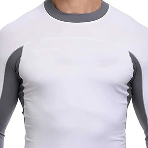 Customized MMA Rash Guards Wholesale Sublimated Breathable 100% Polyester Unisex Training Gym Workout Rash Guard - Product Image 6