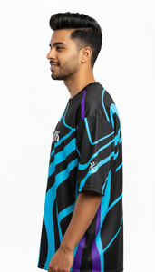 เสื้อยืดโอเวอร์ไซส์พรีเมียมสไตล์สตรีทแวร์สำหรับผู้ชาย ทรงหลวม สวมใส่สบาย แฟชั่นแนวอเมริกัน - Product Image 3