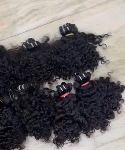 Extensiones de Cabello Humano Indio Natural, Cutículas Alineadas, Sin Enredos, Cabello Humano Indio Real con Patrón Rizado - Product Image 5