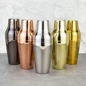 Coctelera Francesa de Dos Piezas de Acero Inoxidable de 600 ml con Patrón Grabado Personalizado, Coctelera Parisina para Martini - Product Image 3
