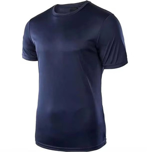 Felpa de punto 100% algodón de ajuste holgado para camisetas de hombre, talla grande, logotipo personalizado, secado rápido, transpirable, en grandes cantidades. - Product Image 2
