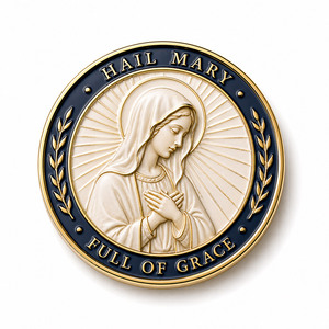 Moneda Conmemorativa de Iglesia de 2 Pulgadas con Baño de Oro para Promocionar la Marca Corporativa, Membresía, Basílica de Notre-Dame - Product Image 3
