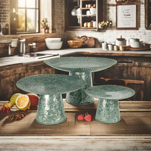 Support à gâteau décoratif en métal écologique fait à la main pour la maison et l'hôtel, accessoire pour gâteaux de mariage et de fête - Product Image 4