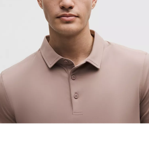 เสื้อกอล์ฟผู้ชายแบบสั่งทำพิเศษคุณภาพสูง ปี 2026 ดีไซน์กระเป๋าหน้า ป้องกันรอยยับ แขนสั้น เนื้อผ้านุ่ม พิมพ์ลายบนผ้าแคนวาส - Product Image 4