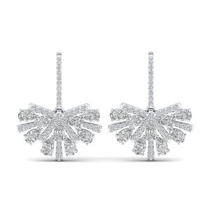 REYES Luxury 925 Sterling <b>Silver</b> Moissanite <b>Huggie</b> Earrings For Women Wholesale Price Wedding Anniversary Gift Fine Jewelry - Product Image 2