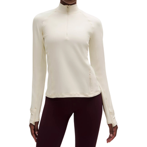 Classic Fit Hooded Pullover Womens Winter Soft <b>Thermal</b> Stretch <b>Long</b> <b>Sleeve</b> Half Zip Casual Outer <b>Tops</b> Jackets Bulk Wholesale - Product Image 5