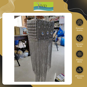 Venta al por mayor de elegantes bolsos o carteras de metal con cuentas para mujer, de diseño ligero y lujoso, de un exportador líder de origen indio. - Product Image 2