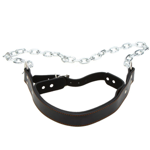 Adjustable Anti-Slip Weight Lifting Neck <b>Training</b> <b>Head</b> Harness with Neoprene Chain Belts Custom Design Logo Fitness Gym Harness - Product Image 1