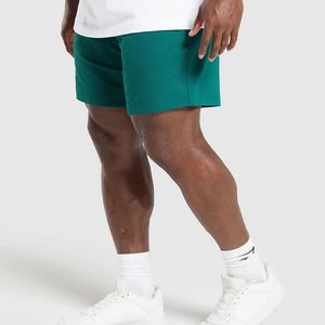 Polyester Solid Double <b>Layer</b> Mens comfort Elastic Waistband Black Custom Mesh Breathable Waterproof Shorts with Pockets - Product Image 5
