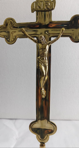 Estatua de la Cruz de Jesucristo, Crucifijo Cristiano Religioso, Figura de Latón Decorativa para el Hogar, Iglesia, Altar, Exterior, Ecológica, para Colgar - Product Image 4