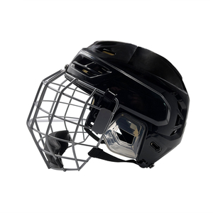 Casque de lacrosse blanc intégral avec cage métallique pour adulte – Équipement de sport de terrain - Product Image 5