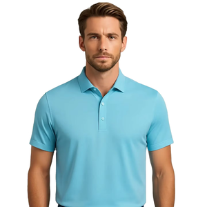 Polo pour homme à porter au quotidien, style minimaliste, vêtements décontractés à la mode, polo pour homme - Product Image 1