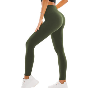 High Waisted Leggings <b>for</b> <b>Women</b> – Buttery Soft Full Length Yoga <b>Pants</b> & <b>Capri</b> Workout Leggings, Stretch Spandex Polyester - Product Image 1