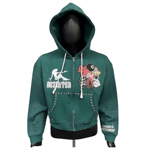 Sudadera con Capucha Personalizada para Hombre, de Felpa Gruesa, Estilo Oversize, Ropa Urbana de Marca Privada - Product Image 4