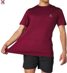 T-shirt décontracté à col rond pour homme, en jersey imprimé à séchage rapide, respirant, idéal pour la course, la gym et les activités de plein air - Product Image 6