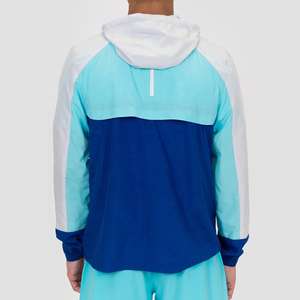 Veste coupe-vent à capuche en coton de haute qualité, couleur personnalisée, pour homme, légère, résistante à l'eau, veste de sport d'hiver - Product Image 5