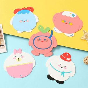 Sous-verre en silicone souple en PVC, dessin animé, antidérapant, tapis à thé, coussin pour tasse - Product Image 2