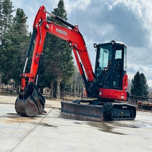 รถขุด Kubota U55-4 มือสอง ส่งเร็ว ซื้อเลย ราคาโรงงาน คุณภาพพรีเมียม ไมล์น้อย ระบบไฮดรอลิก แบบตีนตะขาบ - Product Image 6
