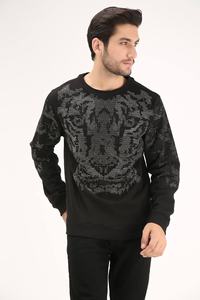 เสื้อสเวตเตอร์ระบายอากาศสำหรับผู้ชายเสื้อสเวตเตอร์ดีไซน์แบบใหม่โลโก้ตามสั่ง2025 - Product Image 4