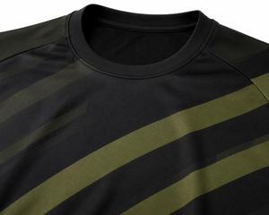 Camiseta de Manga Corta para Hombre, Color Negro Sólido, Cuello Redondo, Secado Rápido, Corte Regular, Informal, Tejido de Punto, 100% Poliéster Ecológico, 180g, Venta al Por Mayor - Product Image 4