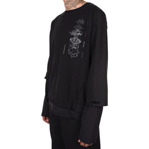 เสื้อยืดแขนยาวผ้าฝ้าย 100% ขนาดสั่งทำได้ รุ่น High Street เป็นมิตรกับสิ่งแวดล้อม พิมพ์ลายตามสั่ง น้ำหนัก 220 กรัม ผ้าสองชั้น สำหรับผู้ชาย - Product Image 3
