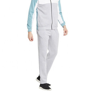 Ensemble de survêtement en coton beige de qualité supérieure pour homme, sweat-shirt à capuche avec cordon de serrage, pantalon de jogging coupe classique, vêtements de sport décontractés - Product Image 2