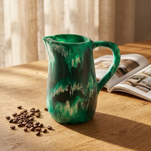Mug en résine fait main, couleur personnalisée, motif marbré, moderne, avec paille rabattable, compatible lave-vaisselle, avec boîte cadeau - Product Image 6