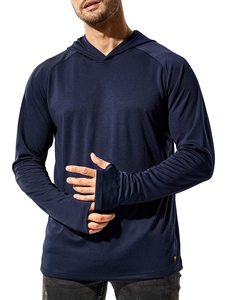Sudadera con Capucha para Hombre, Personalizada, de Manga Larga, Secado Rápido, Impermeable, Cortavientos, Antibacteriana, UPF 50, Transpirable, para Exteriores, 100% - Product Image 5