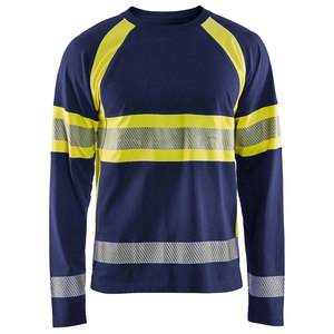 T-shirts de travail haute visibilité réfléchissants respirants à séchage rapide à manches longues pour ouvriers - Product Image 1