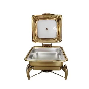 New Arrival Hotpot Chafing Dish High Polished Stainless Steel Chafing Dish Catering Buffet Food Warmer from India at Wholesale - Product Image 2