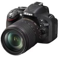 Appareil photo reflex numérique Nikon D5200 d'occasion, 24,1 MP, Full HD, avec objectif AF-S DX 18-55 mm pour la photographie, la vidéo et les vlogs