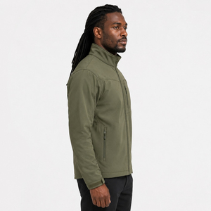 Vêtements de performance imperméables haut de gamme pour hommes, vestes softshell fiables, offres pour les voyages, la randonnée, le travail, vestes softshell pour hommes. - Product Image 4
