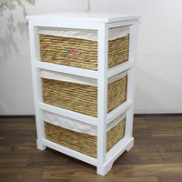 Panier artisanal Artex Dong Thap fabriqué au Vietnam en jonc de mer et jacinthe d'eau pour rangement de bureau et classement de dossiers