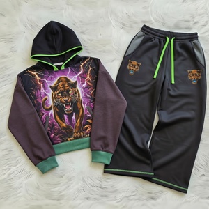 Survêtement de style de vie pour homme en molleton de coton, vêtements de sport décontractés, tenue de sport professionnelle, finition de qualité supérieure et douce - Product Image 1