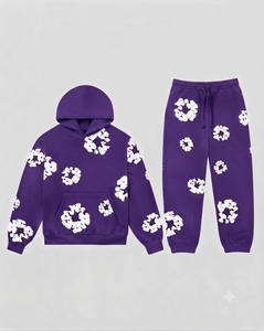 Conjunto Deportivo Casual con Capucha para Hombre, Estilo 2026, Ecológico, Ligero, de Alta Calidad, Poliéster/Algodón, Color Sólido, para Invierno - Product Image 3