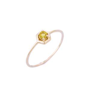 14K Yellow Gold Sapphire Fashion Ring - Product Image 2