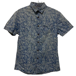 Camisa de algodón antiarrugas 100% de manga corta para hombre diseño personalizado de calidad premium AOP de popelina transpirable con estampado de estilo vintage - Product Image 1