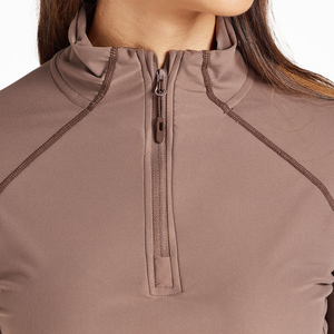 Chemises de concours d'équitation à manches longues pour femmes, sous-vêtements de base, service OEM, conception personnalisée - Product Image 6