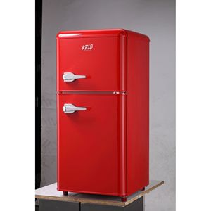 3.5Cu.Ft Compact <b>Mini</b> Fridge Freezer 7 Level Thermostat with Removable Shelves 2 Door Small <b>Refrigerator</b> - Product Image 3