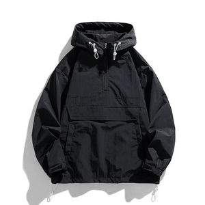 Wholesale Unisex Winter Eco-Friendly <b>Hooded</b> Collar <b>Soft</b> <b>Shell</b> <b>Jackets</b> Lightweight Waterproof Breathable Windproof Zipper Closure - Product Image 3