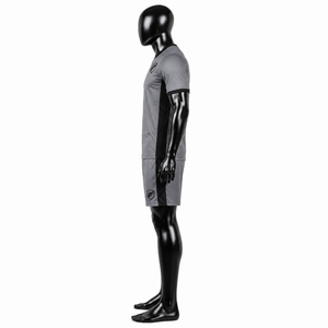 Ensemble d'uniformes de football unisexe BIN FATEH gris et noir, imprimé numérique, polyester respirant, taille adulte, meilleure qualité OEM, marque personnalisée - Product Image 2