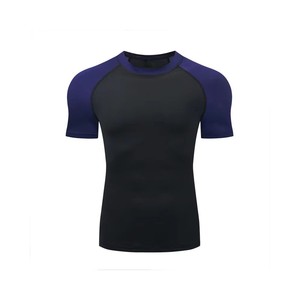 Men High <b>Flex</b> Compression Top Stretch Athletic Shirt Breathable Elastic Fabric for Workout Training Running Use - Product Image 3