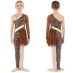 Tenue de danse latine pour filles de 6 à 16 ans, costumes de danse, tenue de gymnastique, combinaison, combinaison-pantalon, activités, performance - Product Image 2