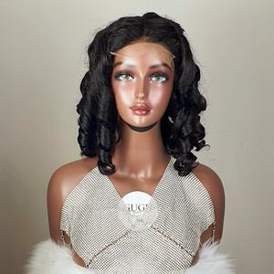 Hot Sell Egg Curl Human Hair <b>Wig</b> Transparent Lace Closure 5x5 Loose Body Wave <b>Wig</b> <b>Cheap</b> Price Top Quality for Black Women - Product Image 1