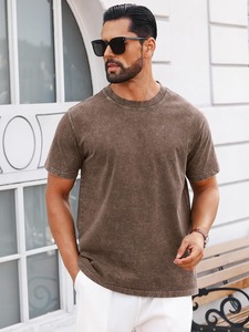 Trending Oversized Acid <b>Wash</b> Graphic Tee <b>Screen</b> Printed Premium Cotton Casual Street Fashion Apparel Manufacturer - Product Image 6