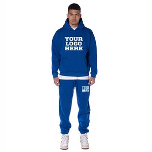 Custom Tracksuit Vendors Stand up Hooded Jogger <b>Pants</b> 2 Piece Sweat Suits Pullover up Tracksuits for Men 2026 - Product Image 4