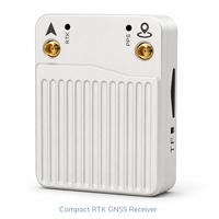 Récepteur GNSS RTK avec suppression des interférences 60 dB, positionnement multibandes, indice de protection IP54, température de fonctionnement de -30 à 65 °C pour applications autonomes