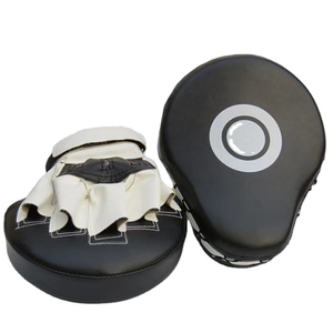 Wholesale Custom Logo Printed New Design Curved Boxing <b>Focus</b> <b>Pads</b> PU Leather Wholesale Customized Punching Targets - Product Image 4