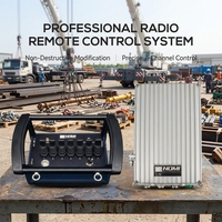 Control Remoto de Largo Alcance para Grúas Torre y Pórtico, 7 Palancas, 433MHz, Antiinterferencias, Controlador de Elevación con Penetración de Paredes
