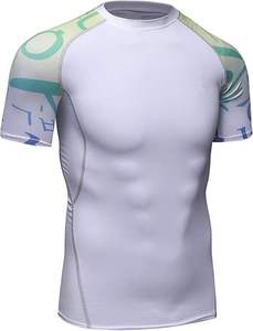 Unisex Rash Guard <b>Compression</b> Swim <b>Shirt</b> Long Sleeve UV Protection Quick Dry Eco-Friendly Surf <b>Shirt</b> Stretch Gym Beach Set - Product Image 1